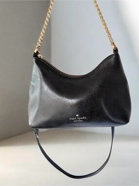 🔥kate spade Black Pebbled Leather Shoulder🔥